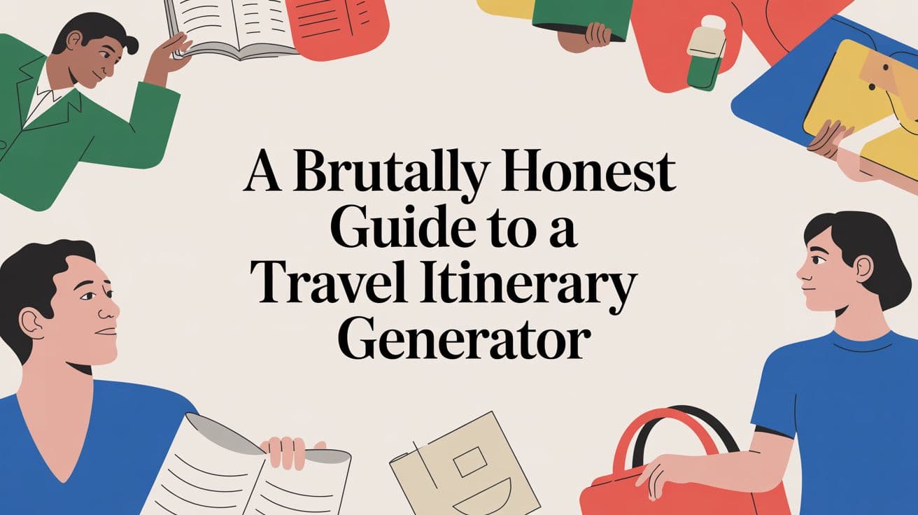 A Brutally Honest Guide to a Travel Itinerary Generator