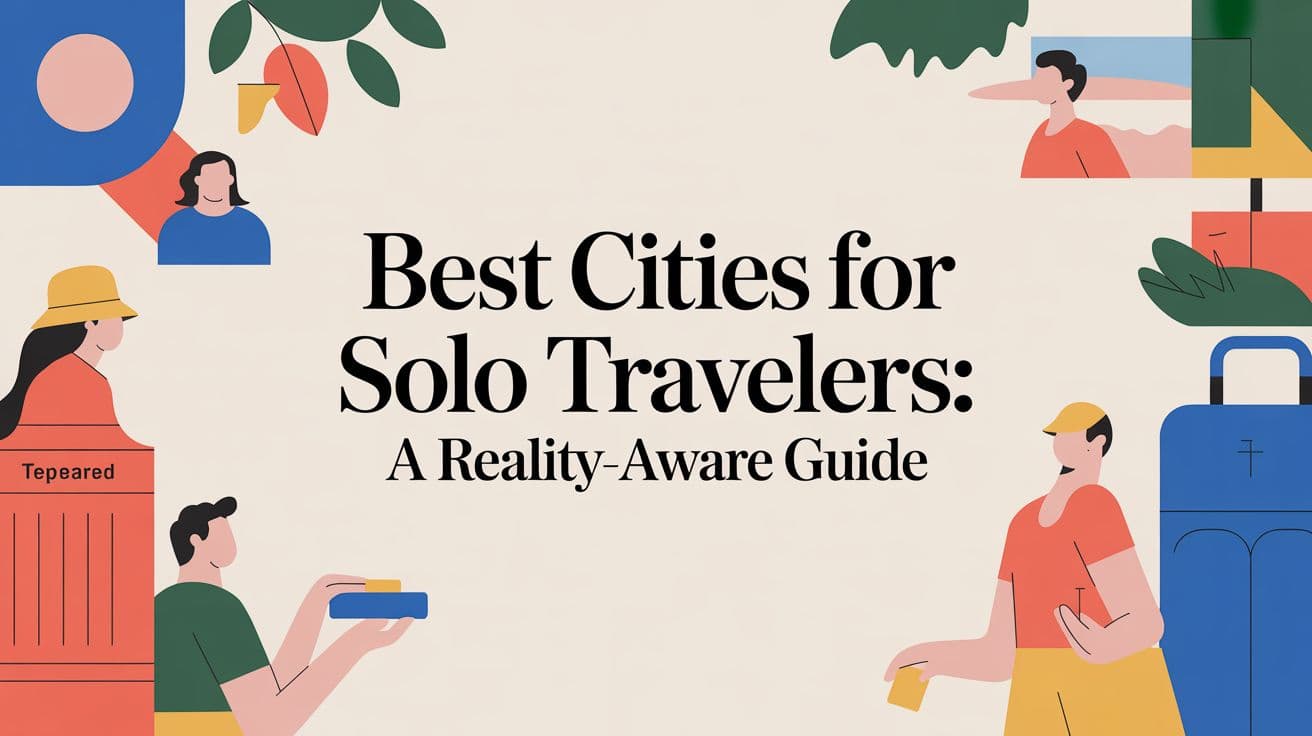 Best Cities for Solo Travelers: A Reality-Aware Guide